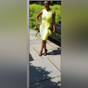 Neon Yellow Calvin Klein dress